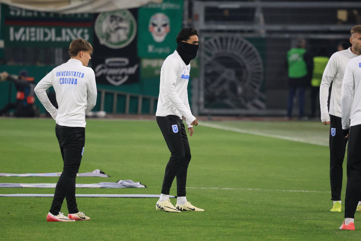 Imagini înainte de Rapid Viena - Craiova