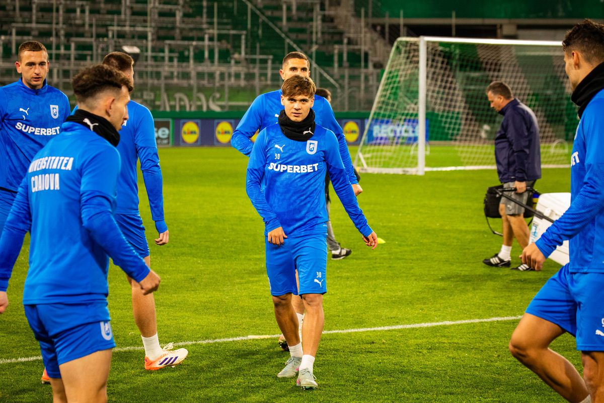 Universitatea Craiova a scris istorie » Victorie uriașă cu Rapid Viena, în Conference League