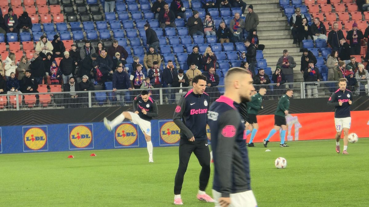 Imagini înainte de Basel - FCSB