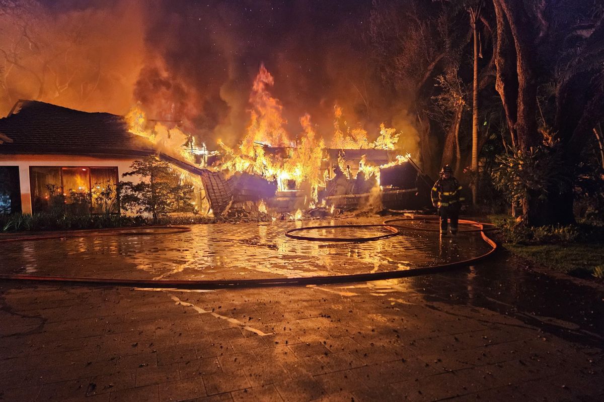 Casa unui antrenor din NBA a fost distrusă de un incendiu! Imagini devastatoare din Miami