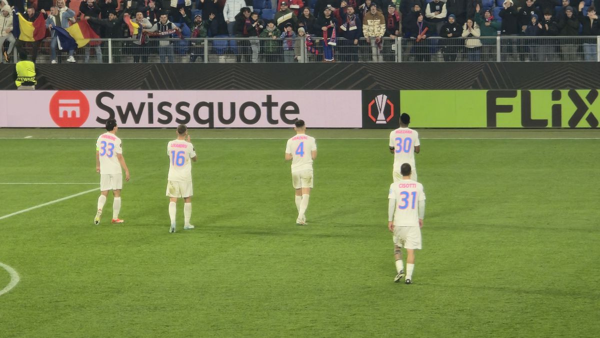 Imagini după Basel - FCSB