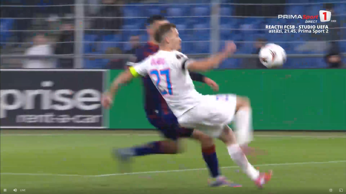Golul superb marcat de Olaru în Basel - FCSB