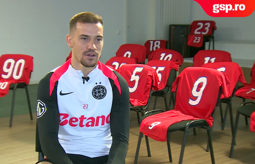 Darius Olaru se gândește la 3 puncte din deplasarea de la Basel / foto: captură EAD