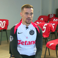 Darius Olaru se gândește la 3 puncte din deplasarea de la Basel / foto: captură EAD