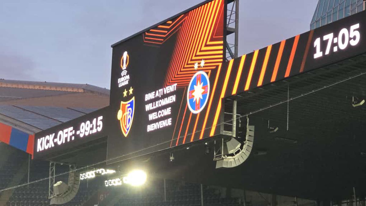 Imagini înainte de Basel - FCSB