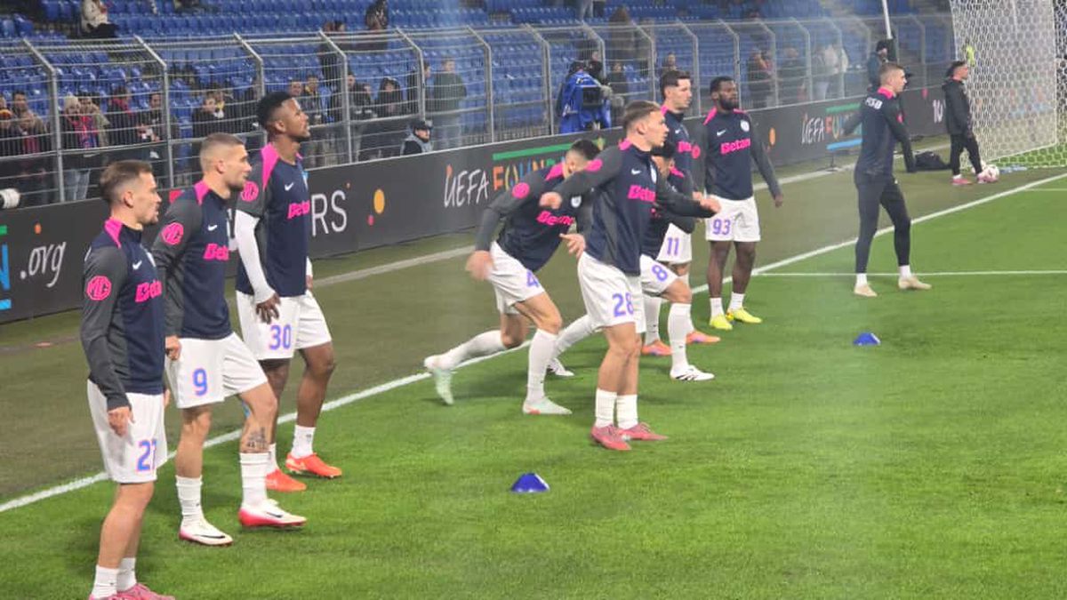 Imagini înainte de Basel - FCSB
