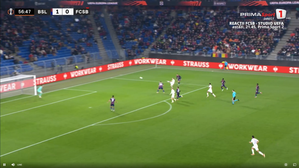 Reușita lui Darius Olaru, votată golul zilei în Europa League!