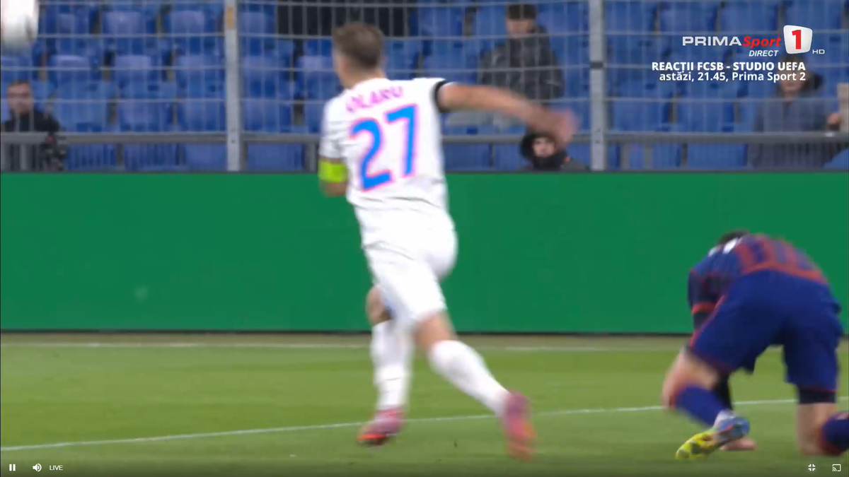 Golul superb marcat de Olaru în Basel - FCSB