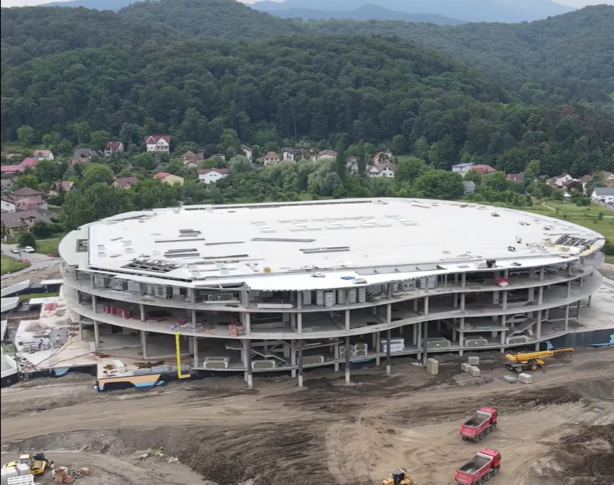 Noua sală polivalentă din Brașov - imagini din noiembrie 2025