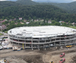 Cea mai mare sală polivalentă din România, tot mai aproape de inaugurare: „Suntem la al doilea strat de asfalt”