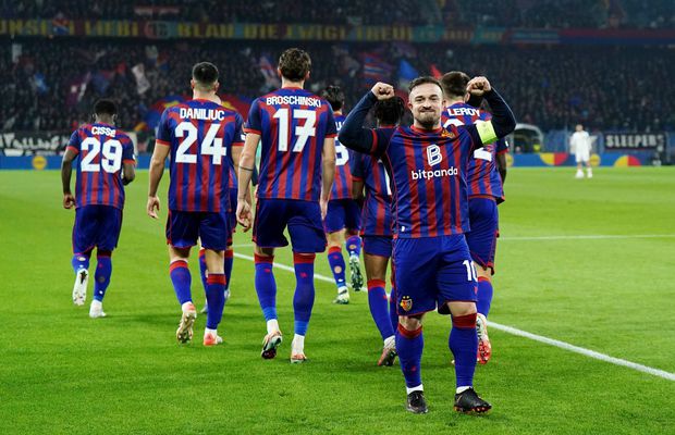 Ce a scris presa din Elveția după Basel - FCSB: „S-au împușcat singuri în picior. Nu au reușit să aprindă artificii ofensive”