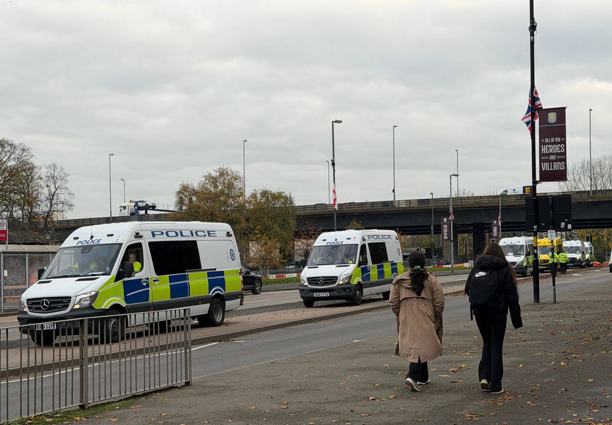 Străzile din Birmingham, înainte de Aston Villa - Maccabi Tel Aviv