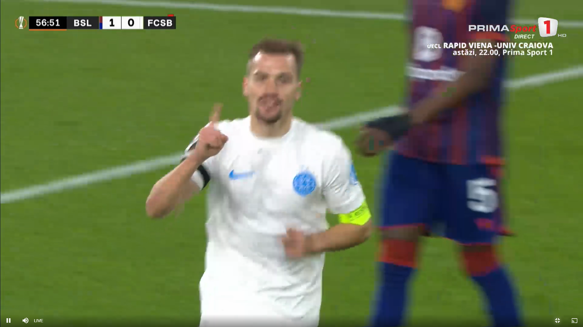 Reușita lui Darius Olaru, votată golul zilei în Europa League!