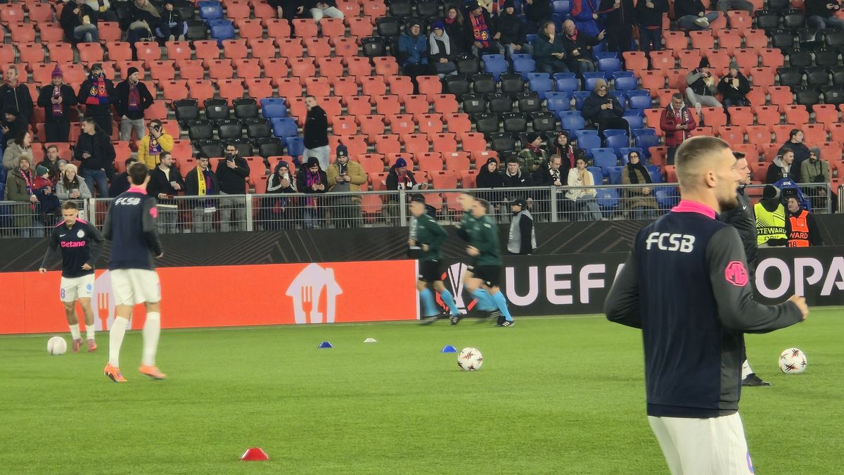 Imagini înainte de Basel - FCSB