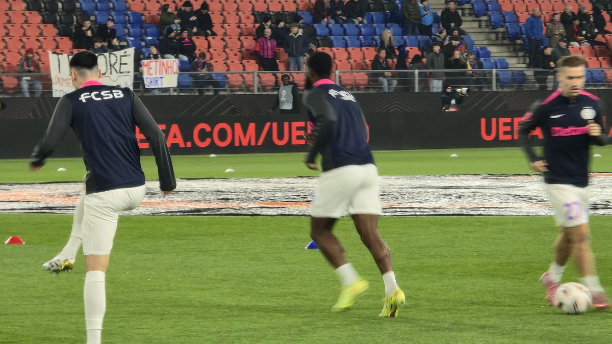 Imagini înainte de Basel - FCSB
