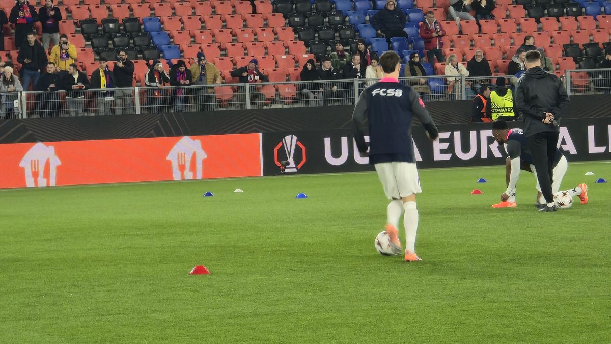 Imagini înainte de Basel - FCSB