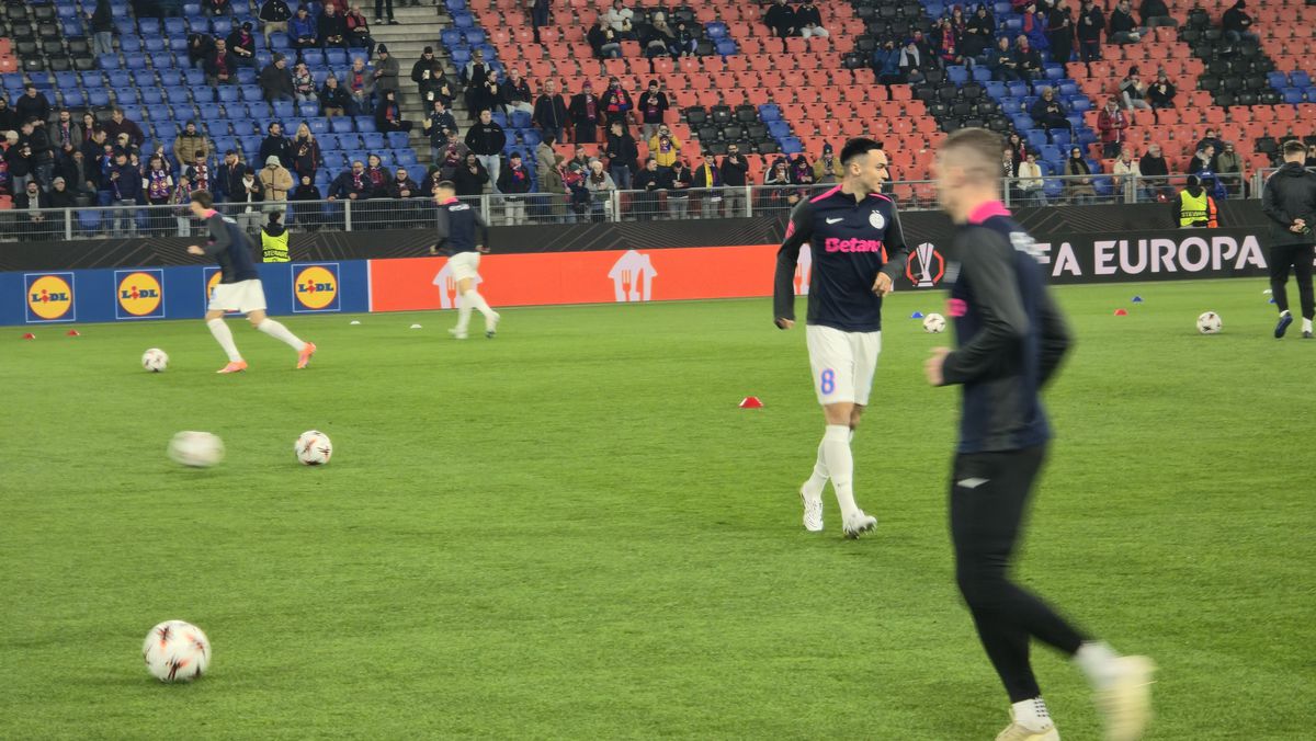 Imagini înainte de Basel - FCSB