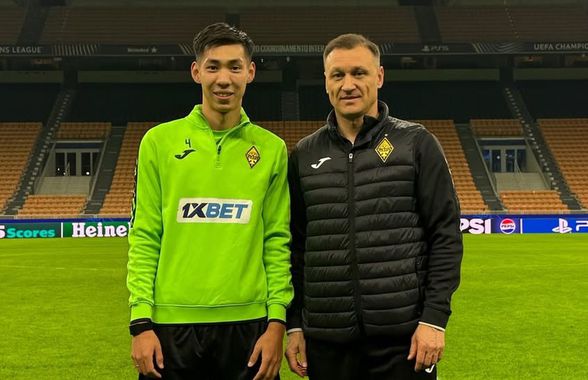 Clipe de neuitat pentru jucătorii lui Kairat când au intrat pe San Siro