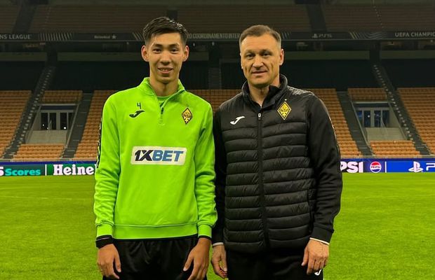 Clipe de neuitat pentru jucătorii lui Kairat când au intrat pe San Siro