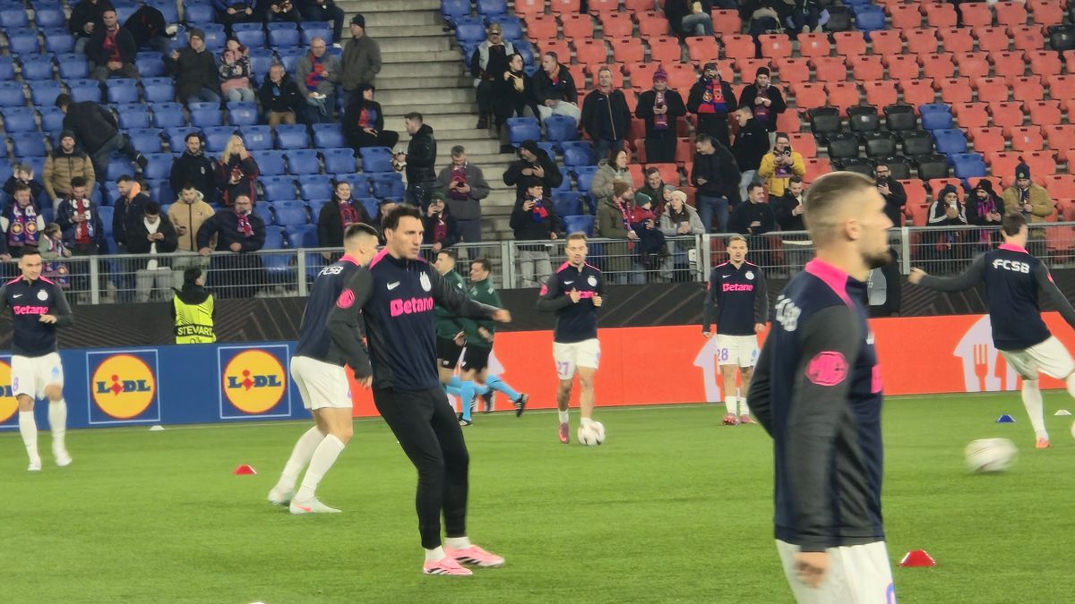 Imagini înainte de Basel - FCSB