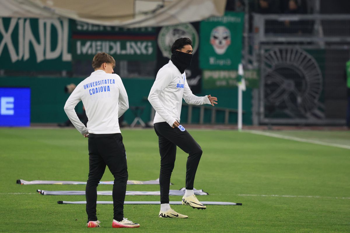 Imagini înainte de Rapid Viena - Craiova