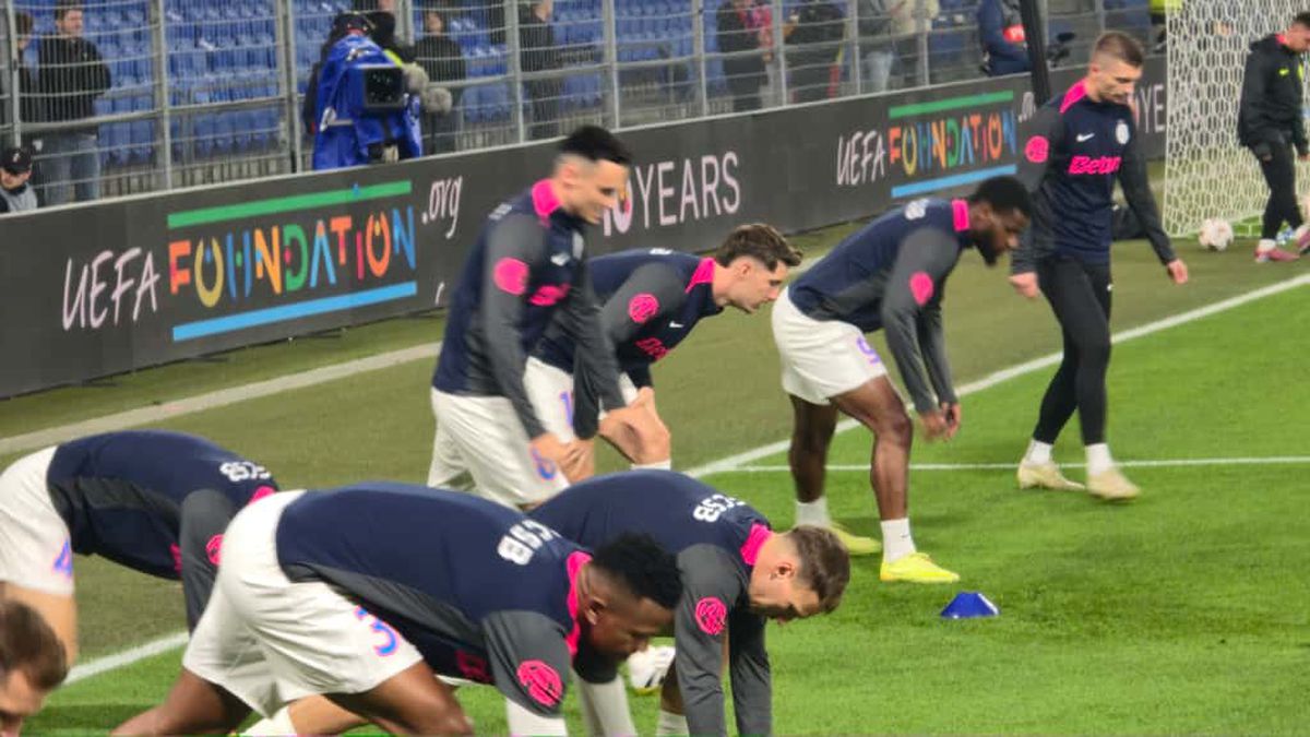 Imagini înainte de Basel - FCSB