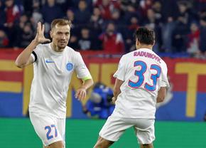 Darius Olaru, gol fabulos în Basel - FCSB, după ce a umilit un adversar