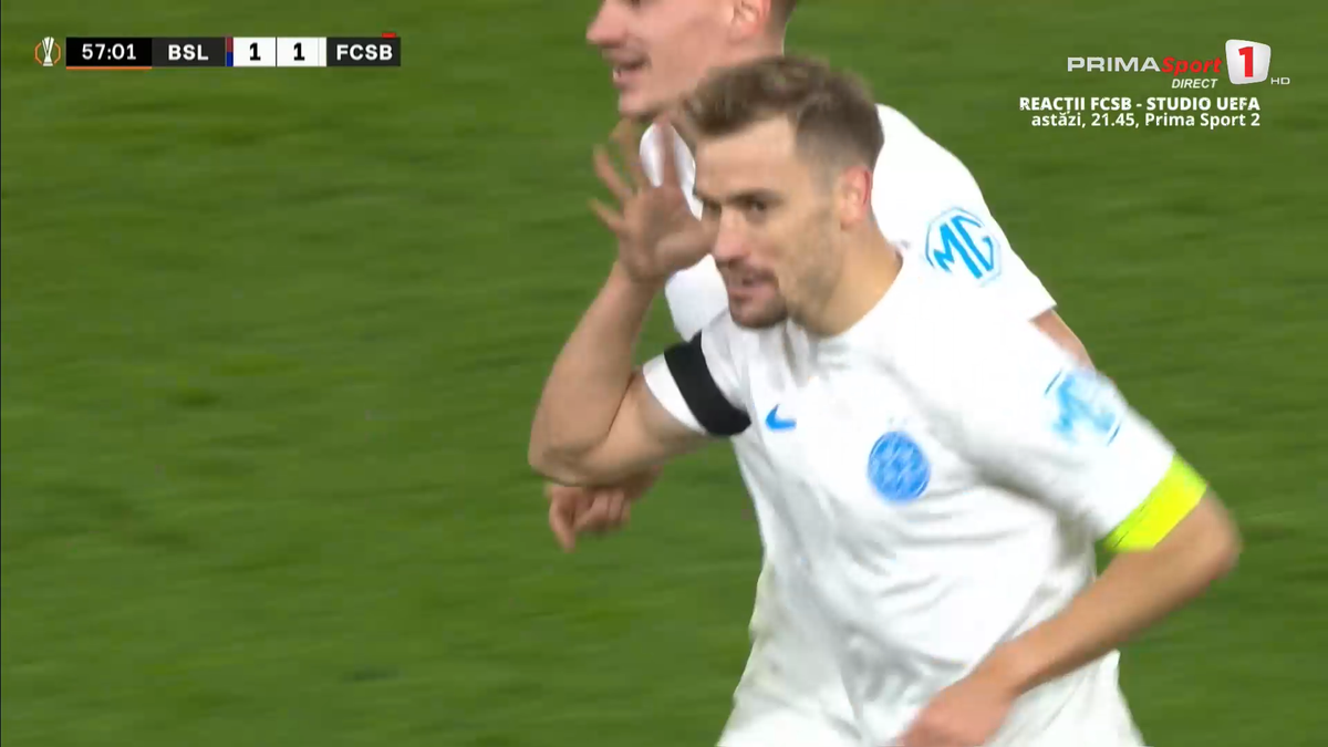 Reușita lui Darius Olaru, votată golul zilei în Europa League!