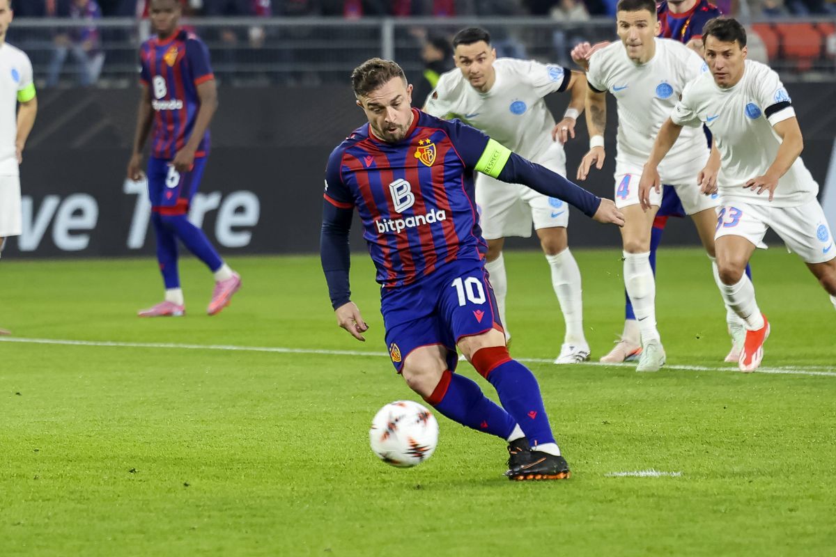 FCSB pierde cu Basel, după o evoluție extrem de curajoasă, în zece oameni » Olaru a reușit golul serii în Europa League