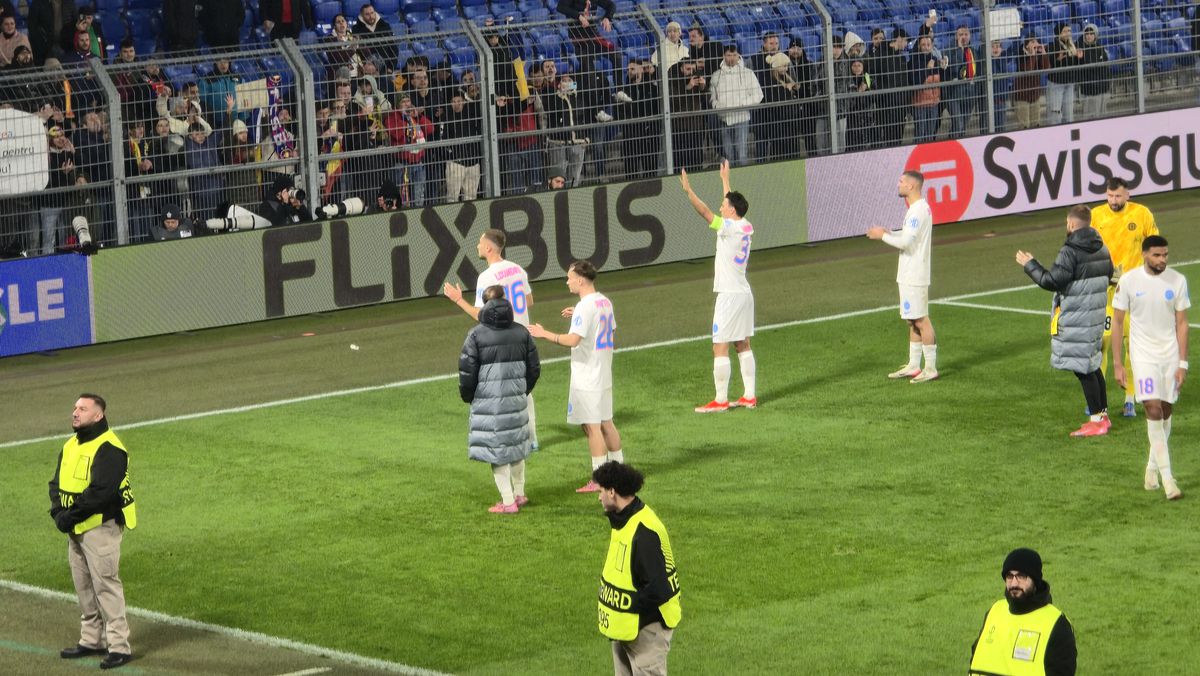 Imagini după Basel - FCSB