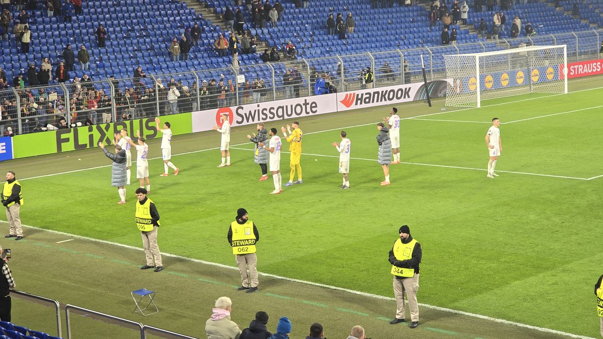 Imagini după Basel - FCSB