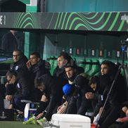 Mirel Rădoi în pauza meciului dintre Rapid Viena - Universitatea Craiova / Foto: Ionuț Iordache (GSP)