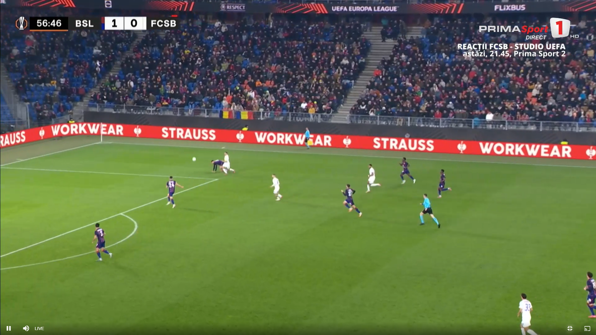 Reușita lui Darius Olaru, votată golul zilei în Europa League!