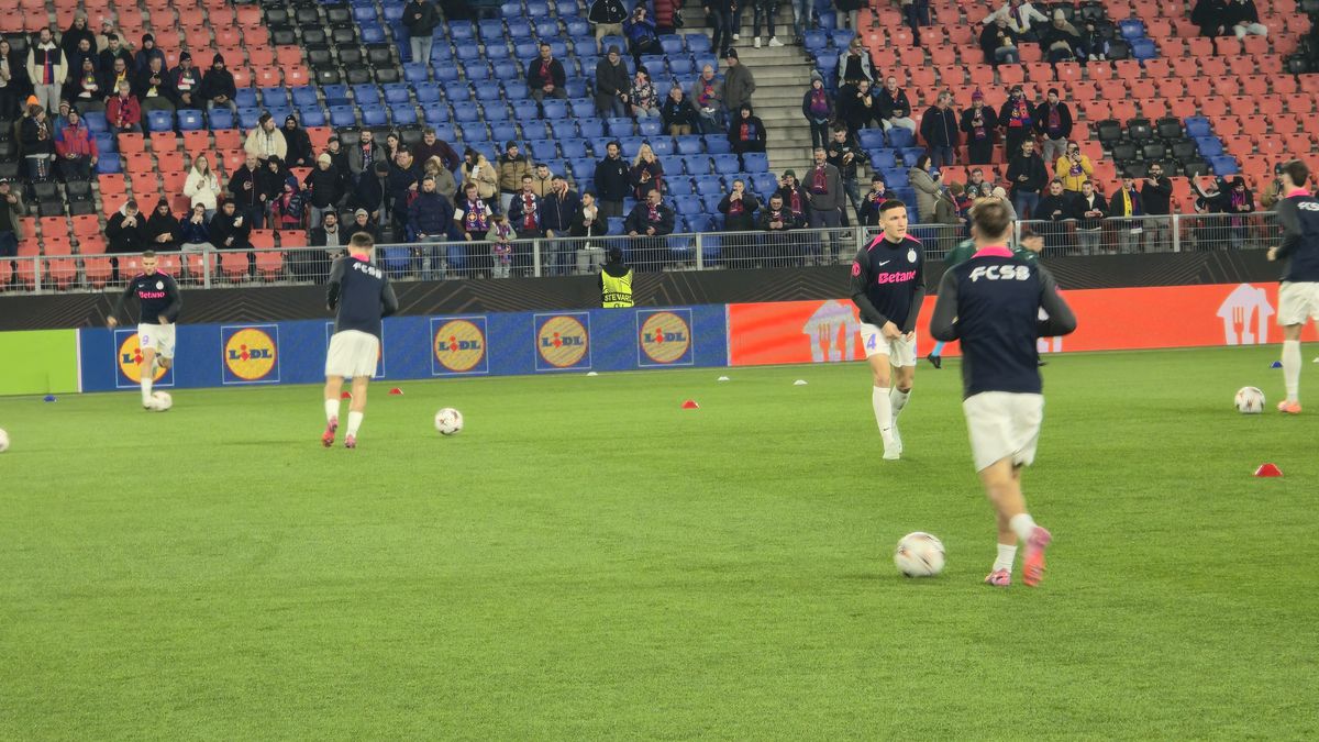 Imagini înainte de Basel - FCSB
