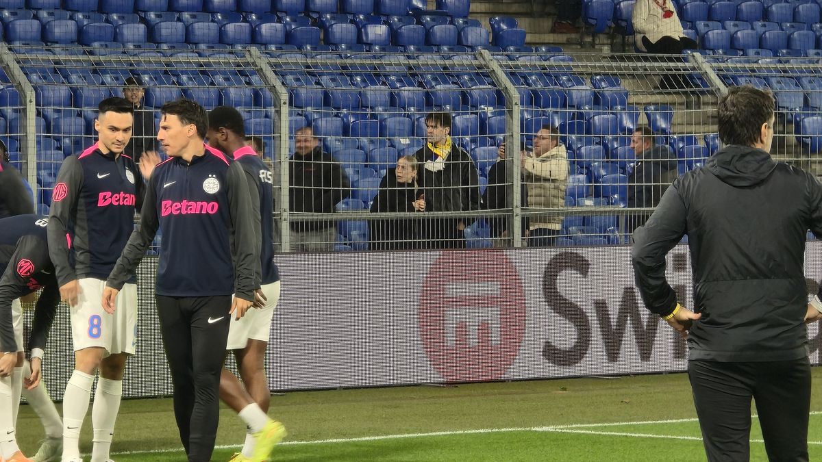 Imagini înainte de Basel - FCSB