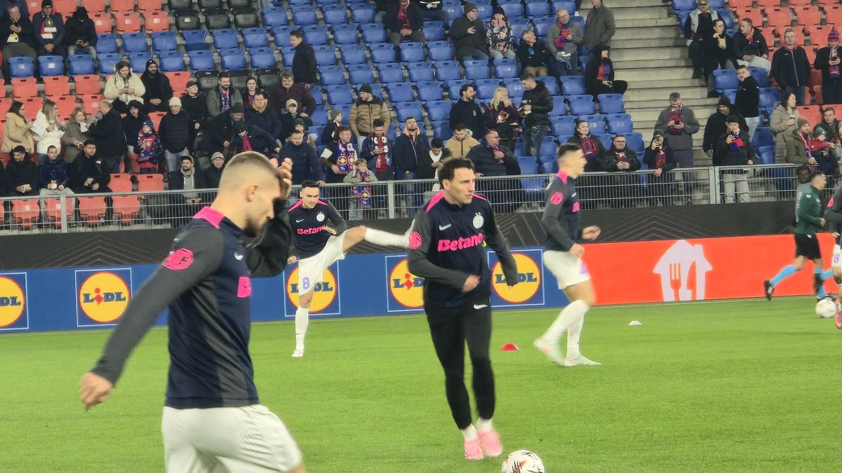 Imagini înainte de Basel - FCSB