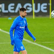 Universitatea Craiova, antrenament oficial la Rapid Viena înaintea meciului // foto: Facebook