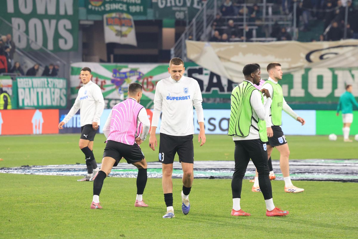 Imagini înainte de Rapid Viena - Craiova