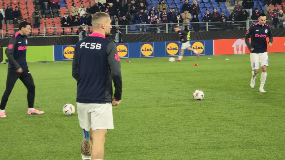 Imagini înainte de Basel - FCSB
