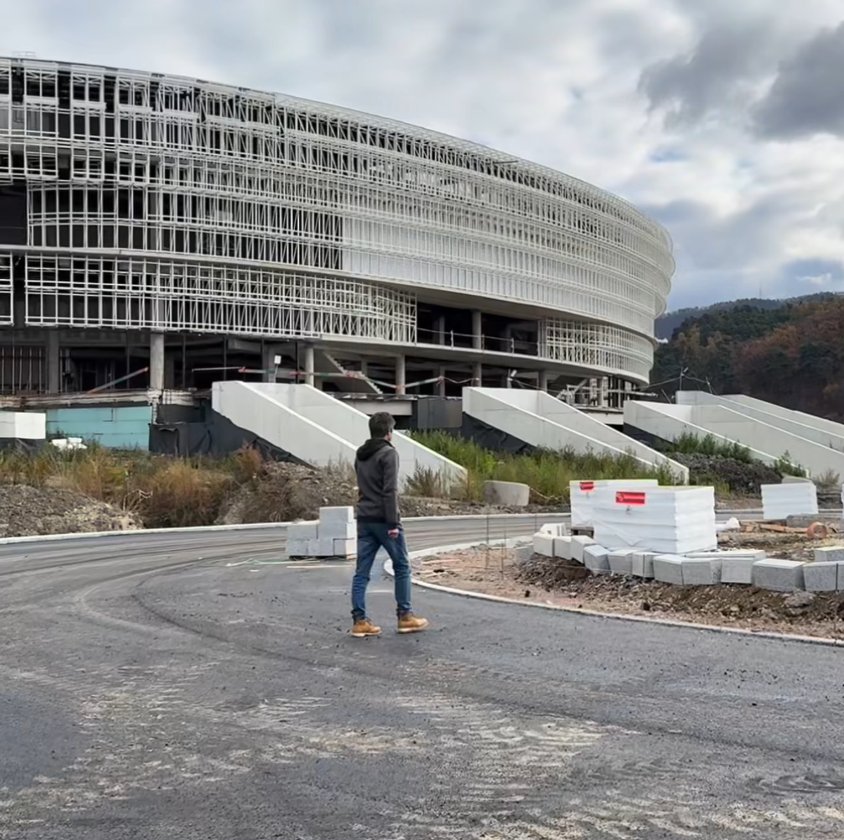 Noua sală polivalentă din Brașov - imagini din noiembrie 2025