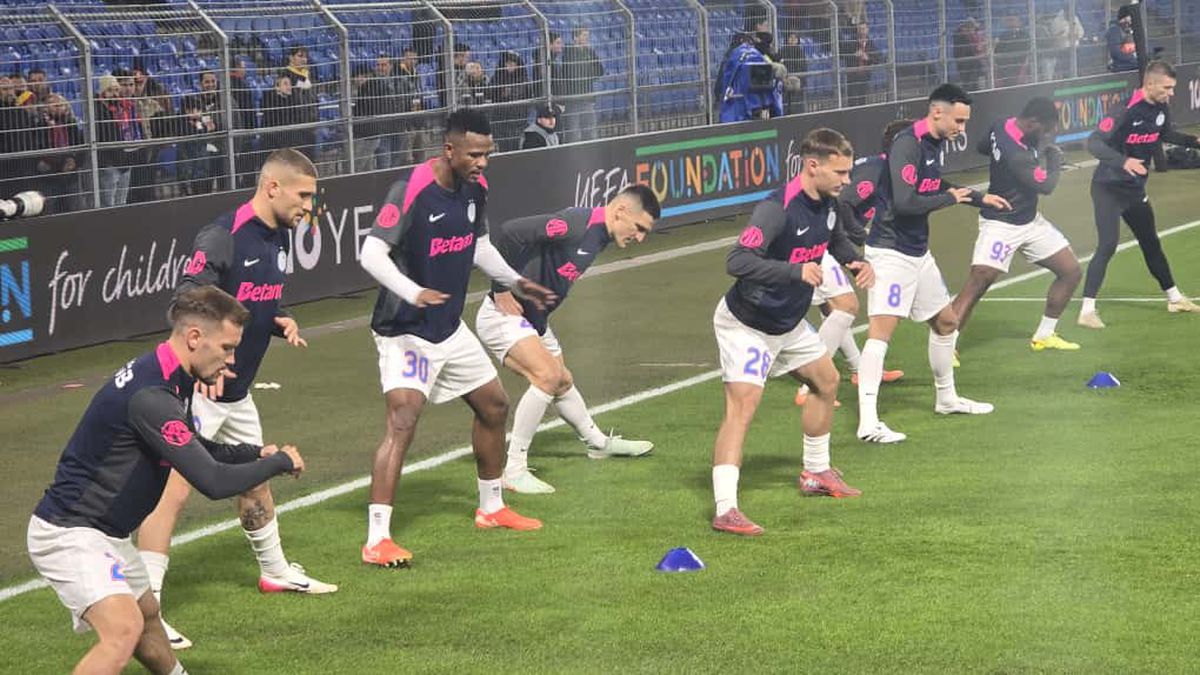 Imagini înainte de Basel - FCSB