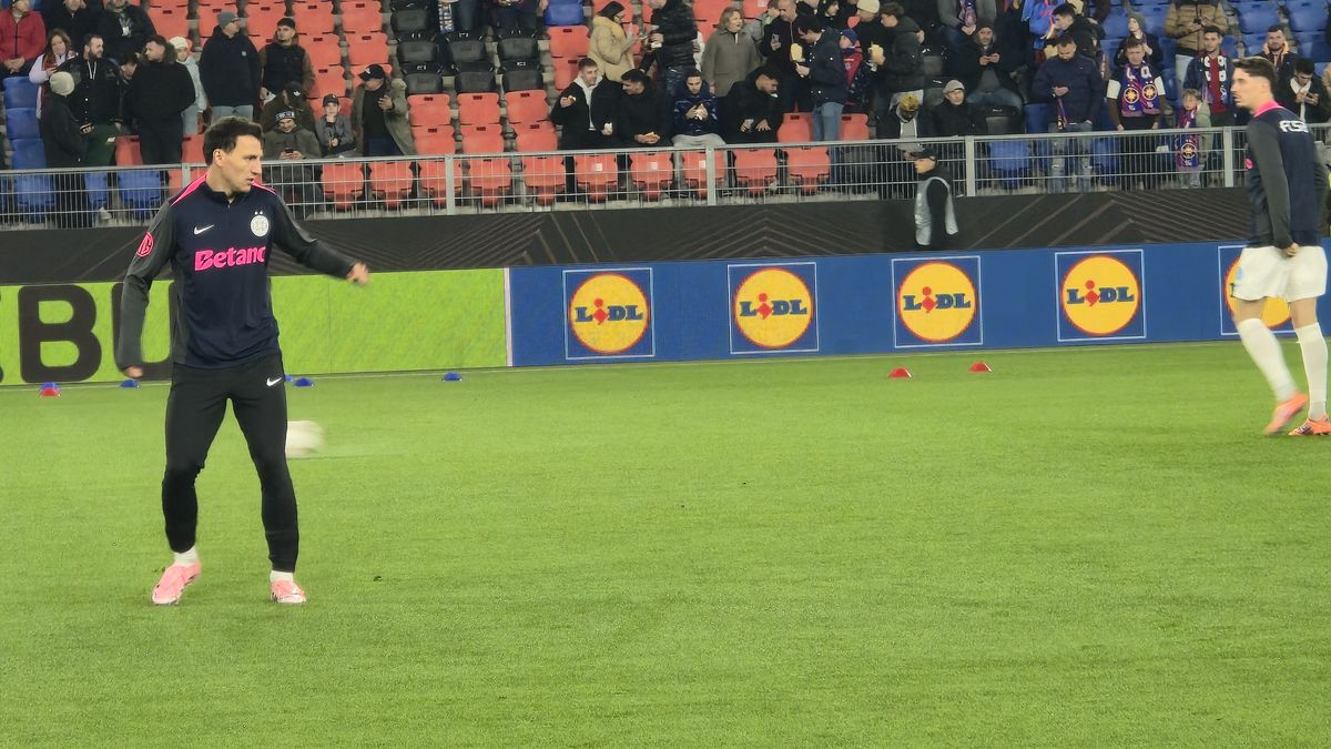 Imagini înainte de Basel - FCSB