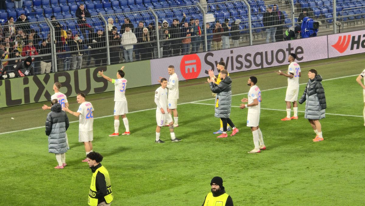 Imagini după Basel - FCSB