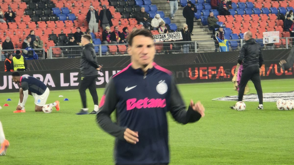 Imagini înainte de Basel - FCSB