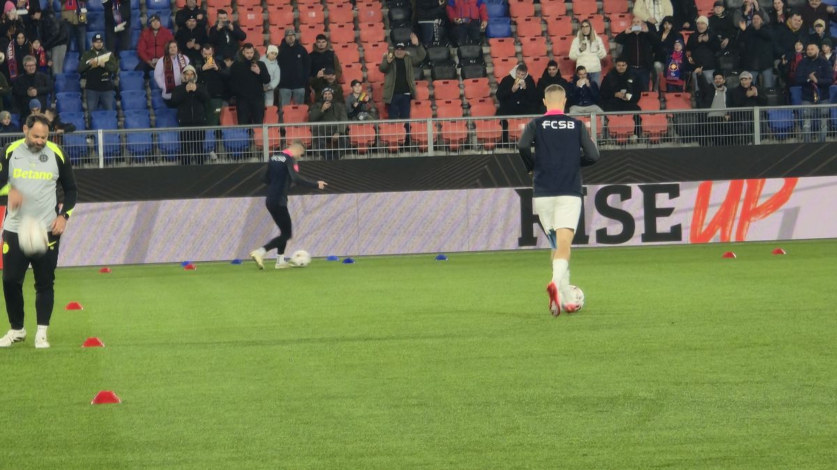 Imagini înainte de Basel - FCSB