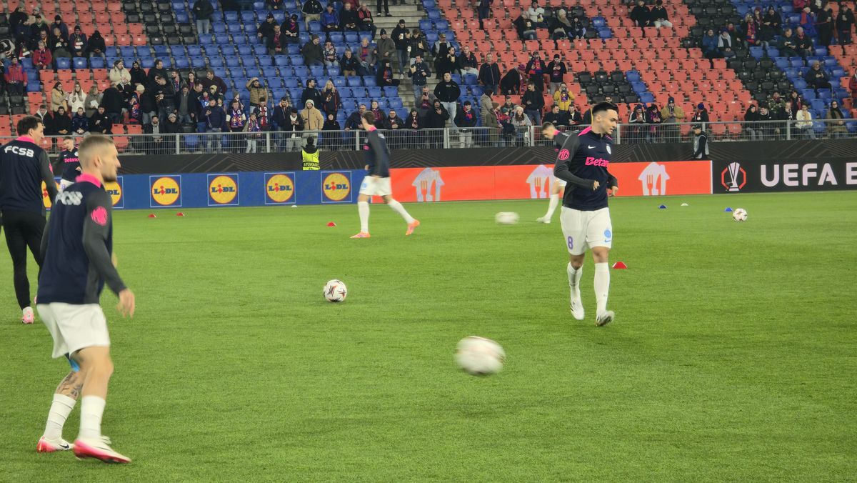 Imagini înainte de Basel - FCSB