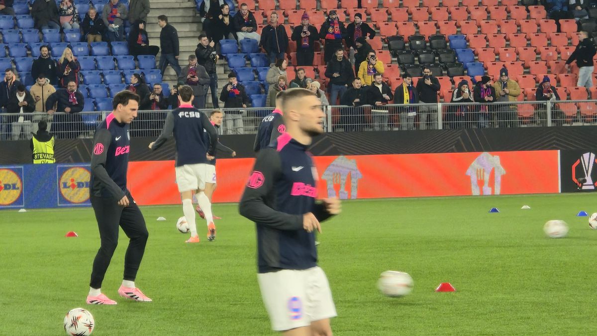Imagini înainte de Basel - FCSB