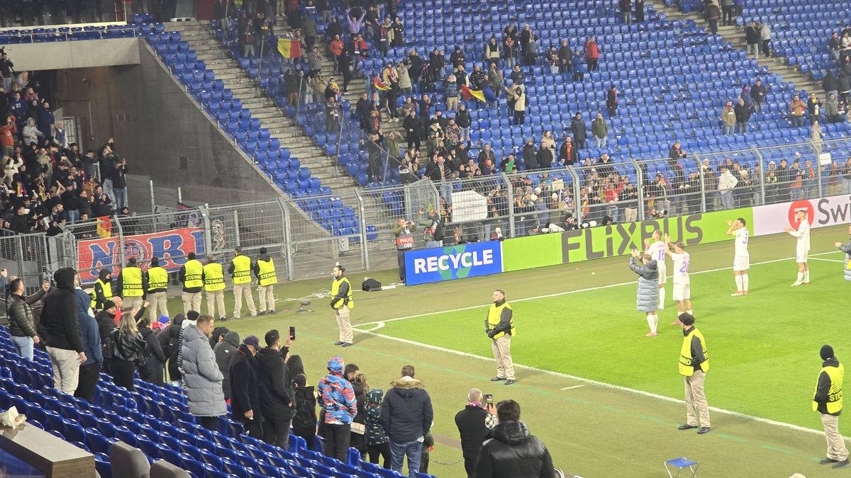 S-au prăbușit pe gazon după Basel - FCSB » Ce s-a întâmplat la final: Shaqiri a fost asaltat, ce a făcut românul Daniliuc