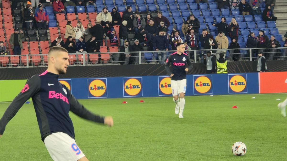 Imagini înainte de Basel - FCSB