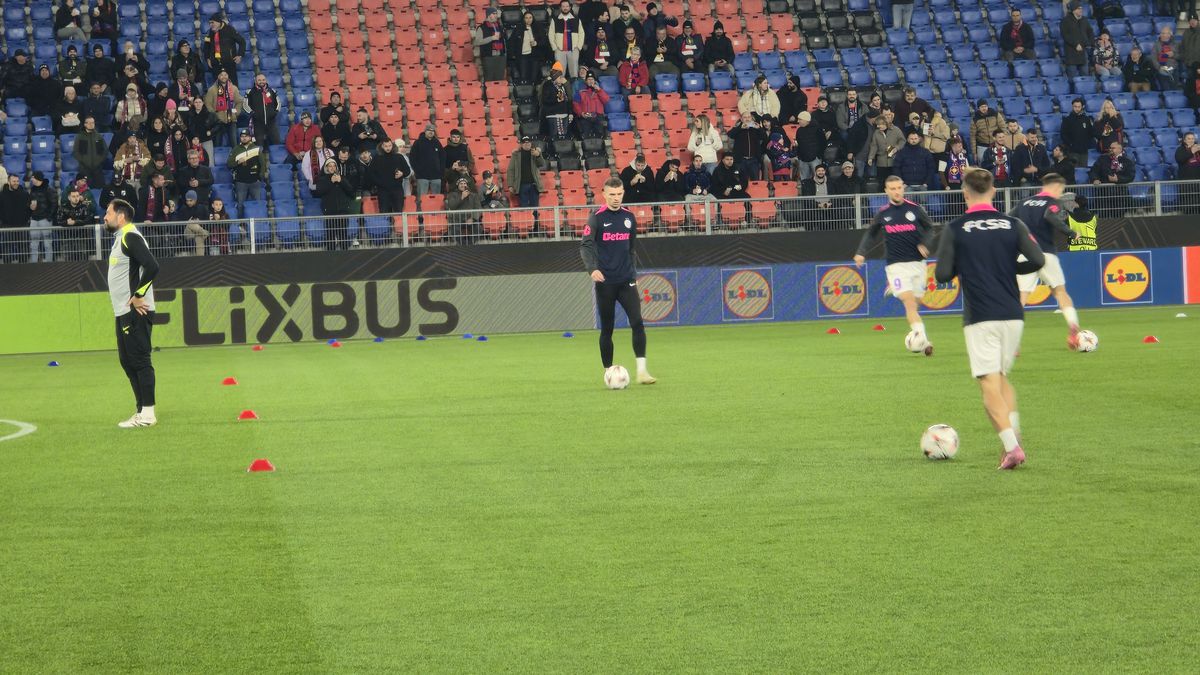Imagini înainte de Basel - FCSB